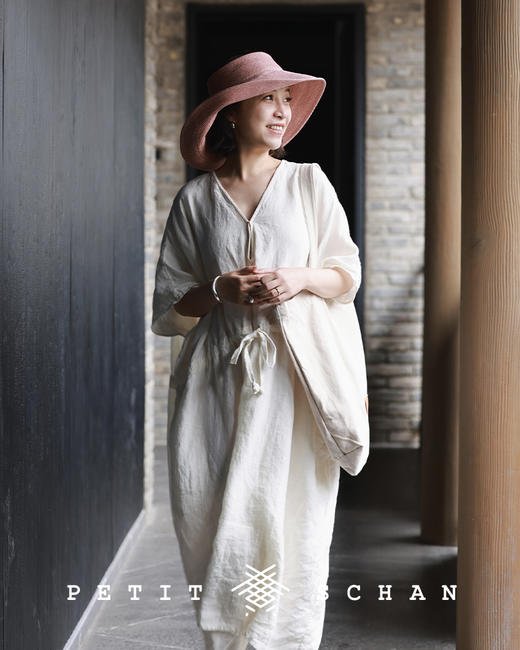 PETIT SCHAN小闪 #040 star trail 星轨 日本进口纸辫大檐不对称设计空顶草帽 商品图7