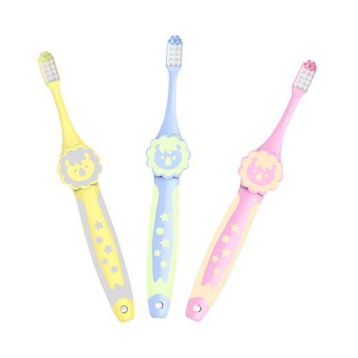 【中文版】贝亲进口儿童训练牙刷 宝宝护齿牙刷 3-6岁 26832/26833/26834 商品图3