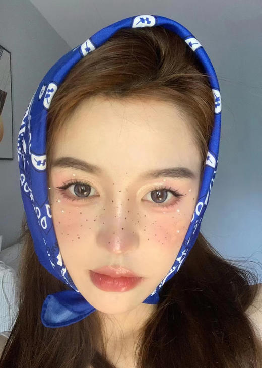 年抛 水星引力 kumicon 大直径14.5 着色13.5  蓝紫色美瞳 商品图8