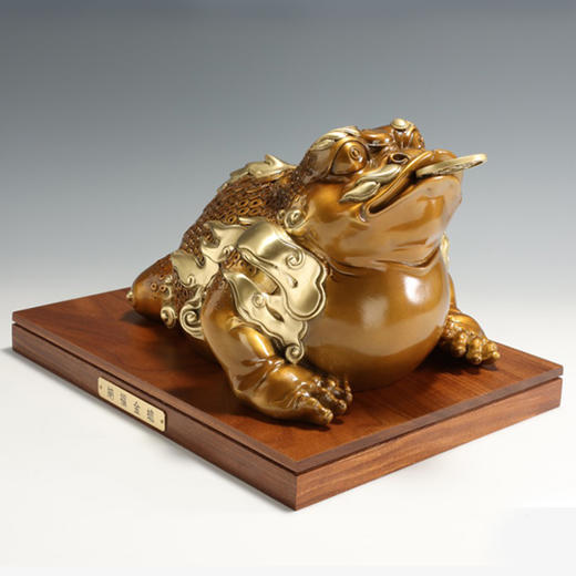 中华老字号朱府铜艺纳福金蟾 商品图3