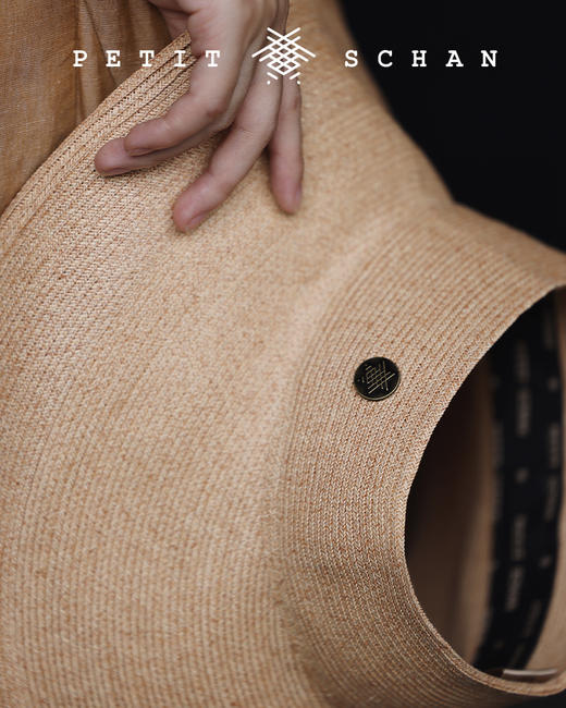 PETIT SCHAN小闪 #040 star trail 星轨 日本进口纸辫大檐不对称设计空顶草帽 商品图11