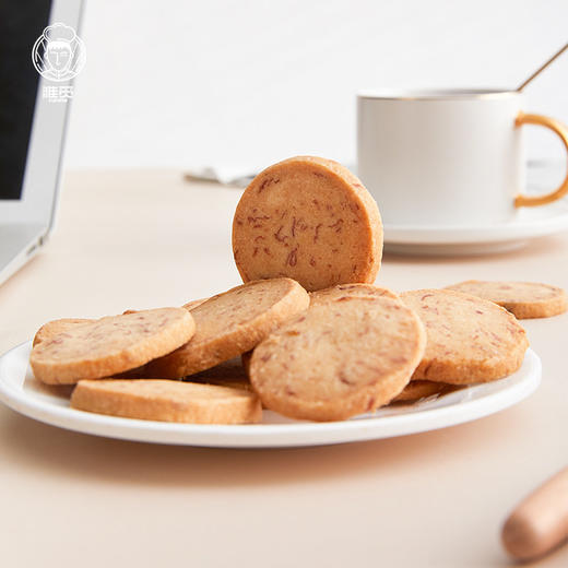 雅觅 海盐玫瑰曲奇280g 18枚手工烘焙办公室休闲零食点心饼干 商品图5