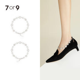 复古珠钻镶嵌脚踝链