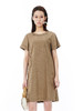 【焦茶色直筒裙】奇威 圆领短袖连衣裙0HC0308025 商品缩略图2