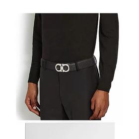 菲拉格慕Ferragamo男女通用满印花款牛皮腰带，货号679535-714462. 官价4000元