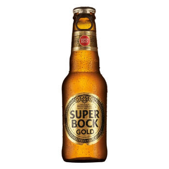 超级波克（SUPER BOCK）GOLD金啤 进口啤酒 200ml*24瓶 聚会烧烤送礼整箱装 葡萄牙原装 商品图0