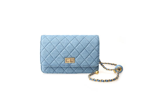 豪麟名鞋奥莱迪嘉女装织物手袋TWPB22TW204蓝色  原价1460元 商品图0