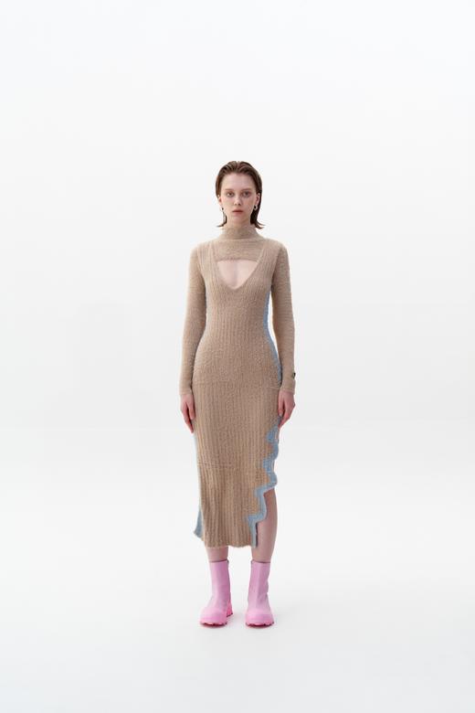 PH5 【木星生态】人造毛皮长袖超短罩衫/披肩 商品图1