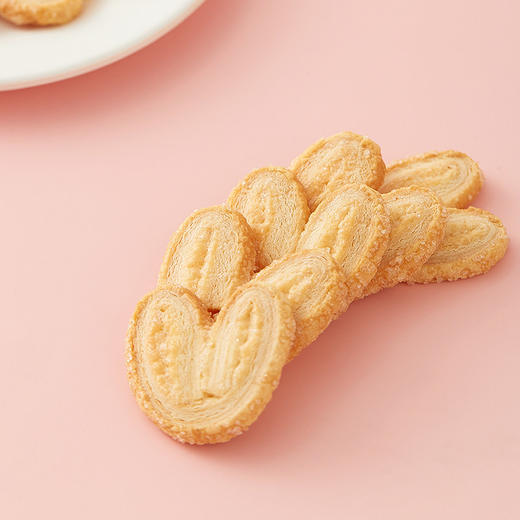 雅觅 蝴蝶酥210g 14枚手工烘焙办公室休闲零食糕点饼干薄脆 商品图1