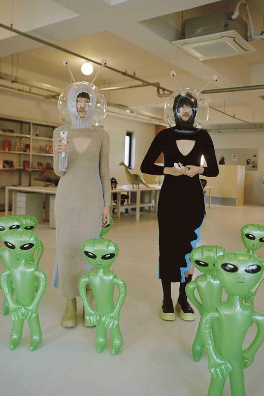 PH5 【木星生态】人造毛皮长袖超短罩衫/披肩 商品图0