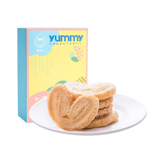 雅觅 蝴蝶酥210g 14枚手工烘焙办公室休闲零食糕点饼干薄脆 商品图0