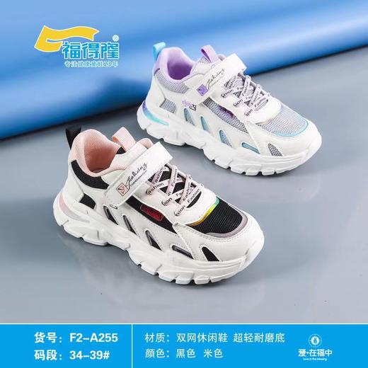 福得隆新款双网休闲鞋255  34-39码 商品图0
