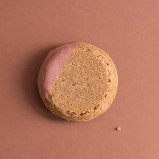 草莓芝士味｜冷冻经典版曲奇烧（4枚/盒） 商品图1