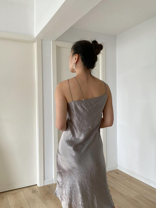 LCM｜Midnight Romance Dress Moonlight [ 醋酸细带长裙 灰紫 ] 商品图2