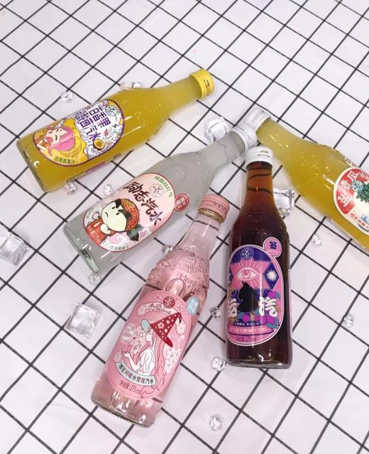 汉口二厂汽水恋爱樱花橙汁分手快乐碳酸饮料凤梨网红武汉汽水 商品图1
