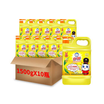 白猫 柠檬红茶洗洁精1.5kg*10瓶（整箱装） A类食品用去油祛味红茶香 商品图4