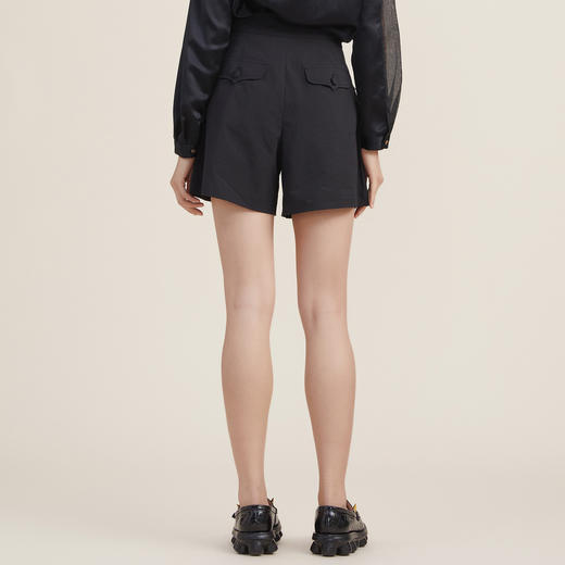 谜底短裤女2022秋新品设计小众花瓣造型休闲裤223MK1051 商品图2