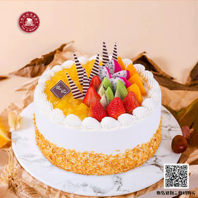马尼拉风光 - 卡通栗子红豆红丝绒动物稀奶油蓝莓水果范记生日蛋糕