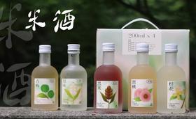 虔赋优品花果米酒 200ml/瓶丨基地直发