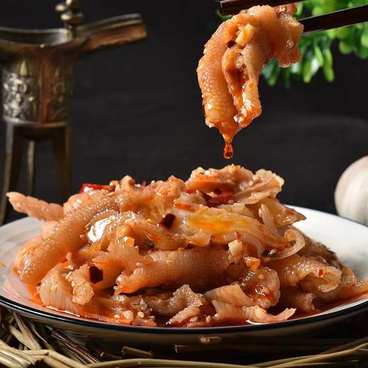 【严选】四川风味凉菜香辣脆肠230g*1袋+麻辣鸭掌250g*2袋+麻辣鸭宝250g*1袋 商品图0