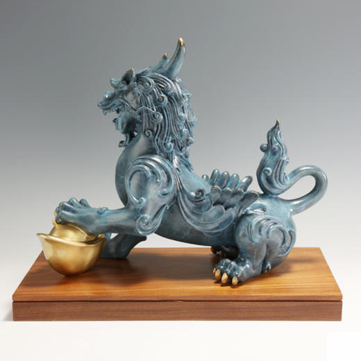 中华老字号朱府铜艺纳财貔貅 商品图2