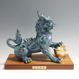 中华老字号朱府铜艺纳财貔貅