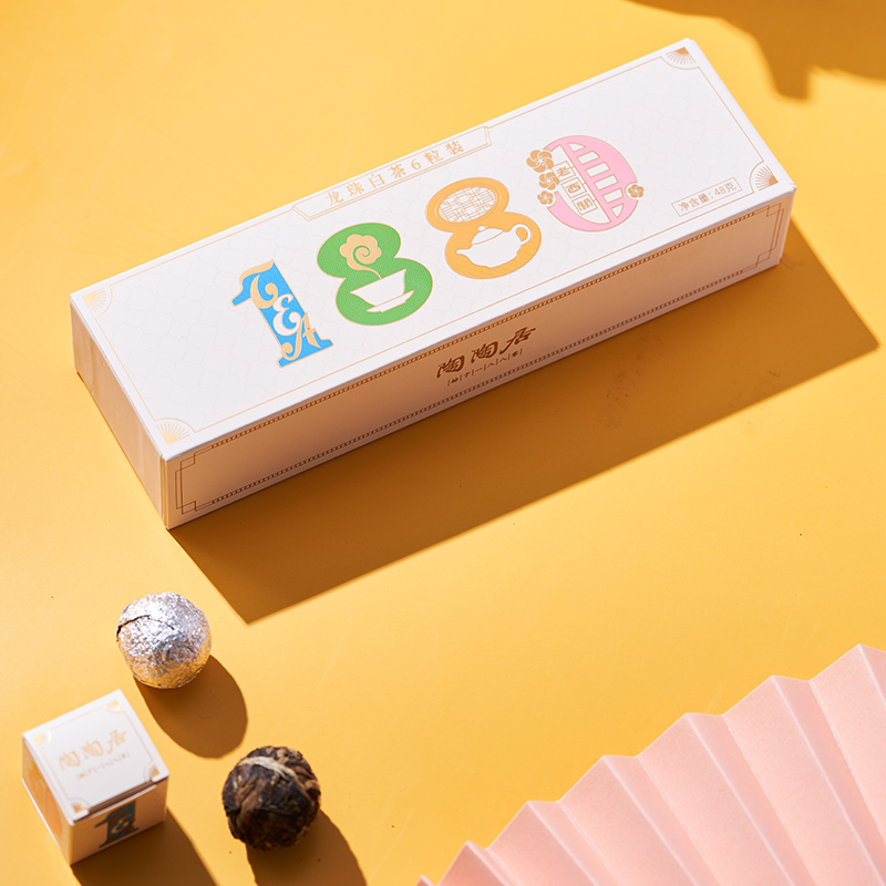 陶陶居6粒装龙珠（白茶）48g