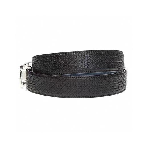 菲拉格慕Ferragamo男女通用满印花款牛皮腰带，货号679535-714462. 官价4000元 商品图5