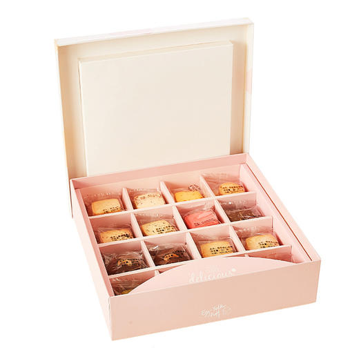 雅觅 曲奇饼干悦动滋味礼盒640g（20g*32） 独立包装 办公室休闲零食早餐茶点心 送礼佳品 商品图2