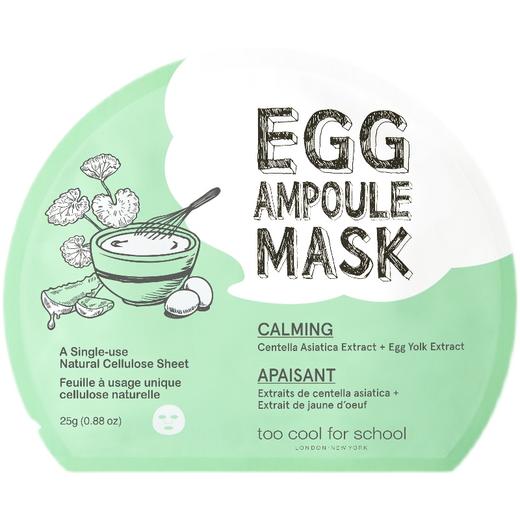 【YZ】too cool for school涂酷柔滑鸡蛋积雪草面膜深层舒缓镇定肌肤 商品图0