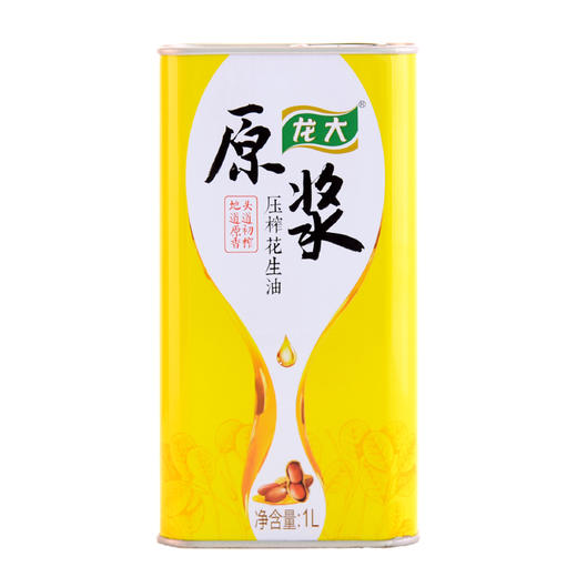龙大 原浆压榨花生油  1L/桶 商品图1