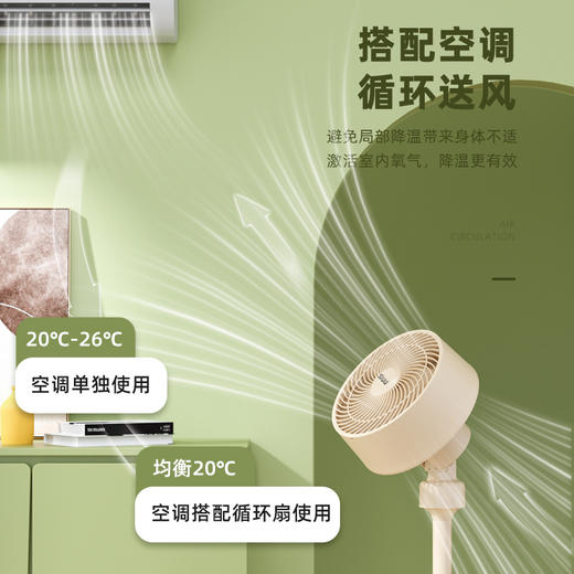 西佑空气循环扇，风劲且柔，过舒适夏日 商品图8