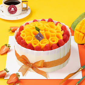 花開半夏-栗子紅豆藍莓生日蛋糕