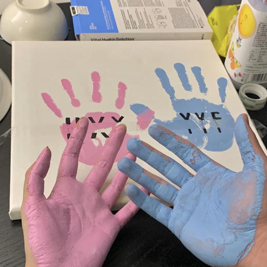 DIY手印纪念画手工画七夕情人节礼物纪念日送女朋友情侣闺蜜油画 商品图7