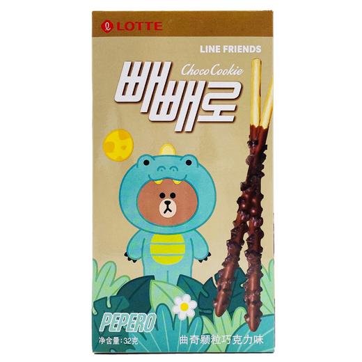 韩国大牌扁桃仁曲奇颗粒夹心巧克力棒32g网红休闲零食 商品图2