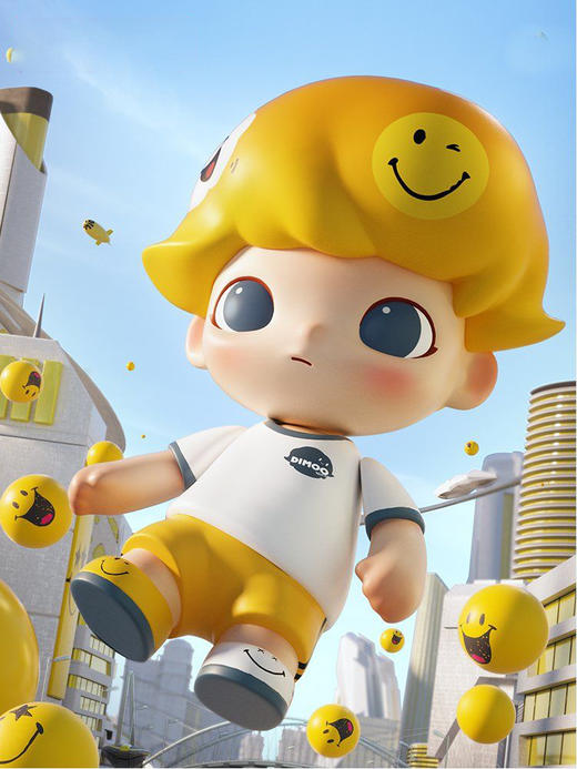 POPMART MEGA珍藏系列 1000% JUST DIMOO SmileyWorld 商品图3