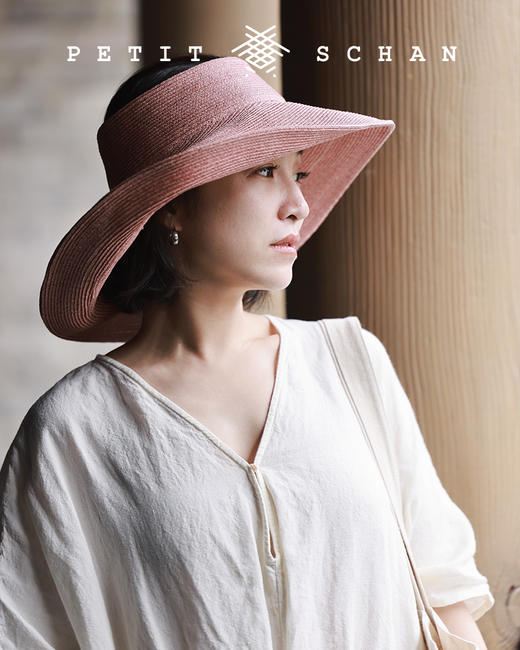 PETIT SCHAN小闪 #040 star trail 星轨 日本进口纸辫大檐不对称设计空顶草帽 商品图10
