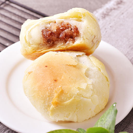 【新鲜日期  现货现发】贵州特产贵阳六甲云腿白饼100g纸包装月饼云腿味散饼 中秋月饼 中秋送礼品10个装 多省包邮 商品图0