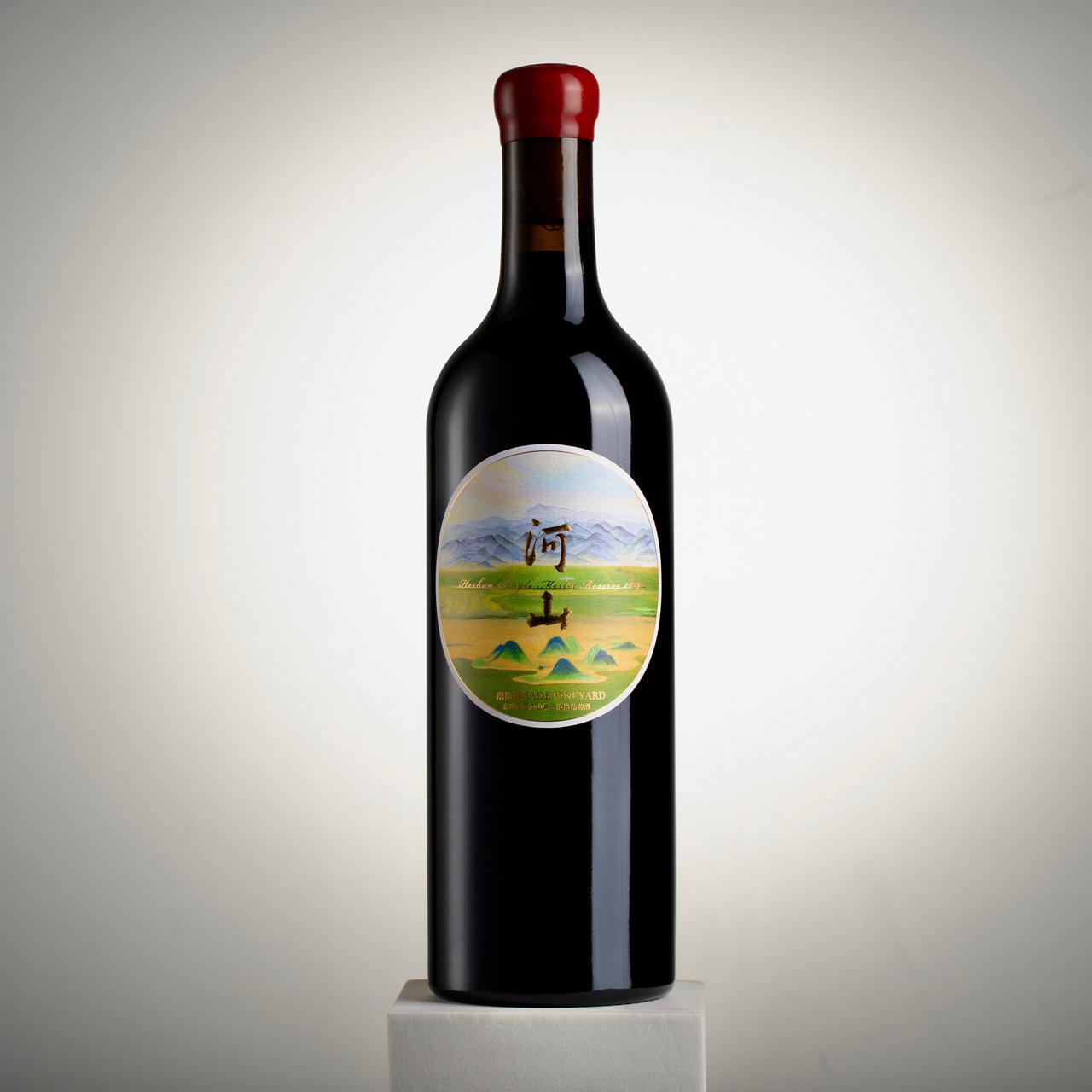 嘉地酒庄旗舰店河山单一梅洛干红葡萄酒