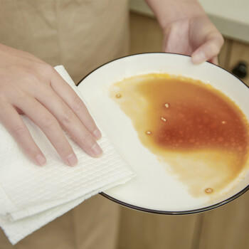 卡印  懒人一次性抹布食品级厨房用纸洗碗布300张生鲜油炸食品吸油水 商品图3