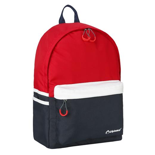 Diplomat外交官 双肩背包DS-14071L蓝配红 商品图1