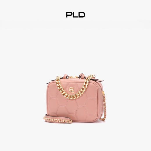 保兰德PLD东方雅奢经典系列小方包女真皮链条斜挎包女菱格盒子通勤中国包 商品图1
