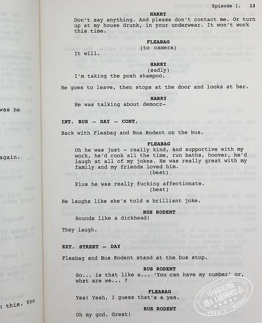 【中商原版】伦敦生活 英剧 Fleabag The Scriptures  英文原版 Phoebe Waller Bridge 商品图8