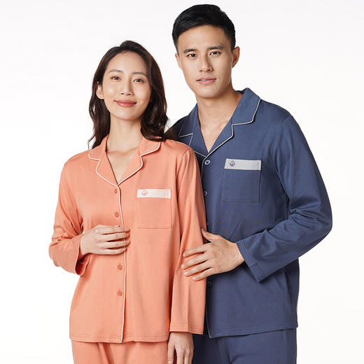 都市丽人降温必备暖感无尘棉中厚长袖类女士家居服女士睡衣LH20A5 商品图4