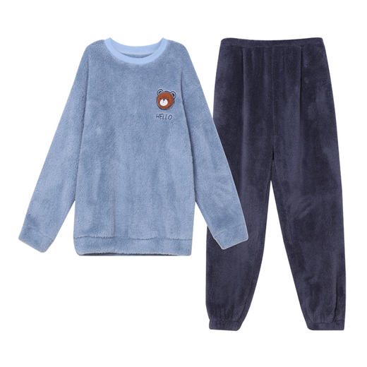 都市丽人都市锋尚睡衣轻松浴室北极绒家居服FH22F6 商品图6