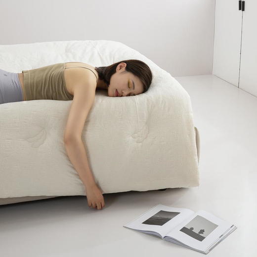 【秋冬新品】A类全棉华夫格发热大豆被 商品图5