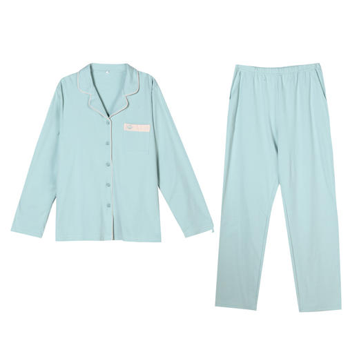 都市丽人降温必备暖感无尘棉中厚长袖类女士家居服女士睡衣LH20A5 商品图6