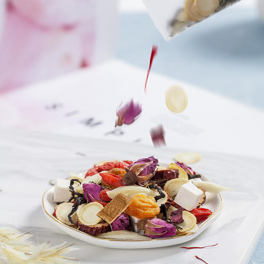 神农金康 丽颜人参枸杞百合组合600克 原生态真滋补 喝护家人健康 商品图5