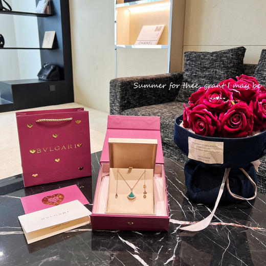 宝格丽七夕情人节扇子项链 商品图1