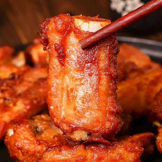 2包装500g*2烧烤食材蒜香排骨蒜香骨/猪肋骨/猪排骨 500克牛巷 商品图1